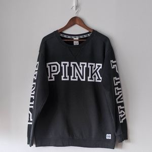 Dark Green Crewneck Sweatshirt Size L PINK